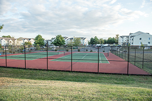 Tennis Courts battery heights